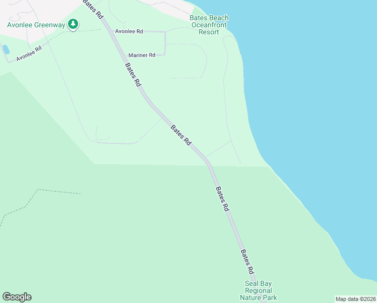 map of restaurants, bars, coffee shops, grocery stores, and more near 5628 Bates Road in Courtenay