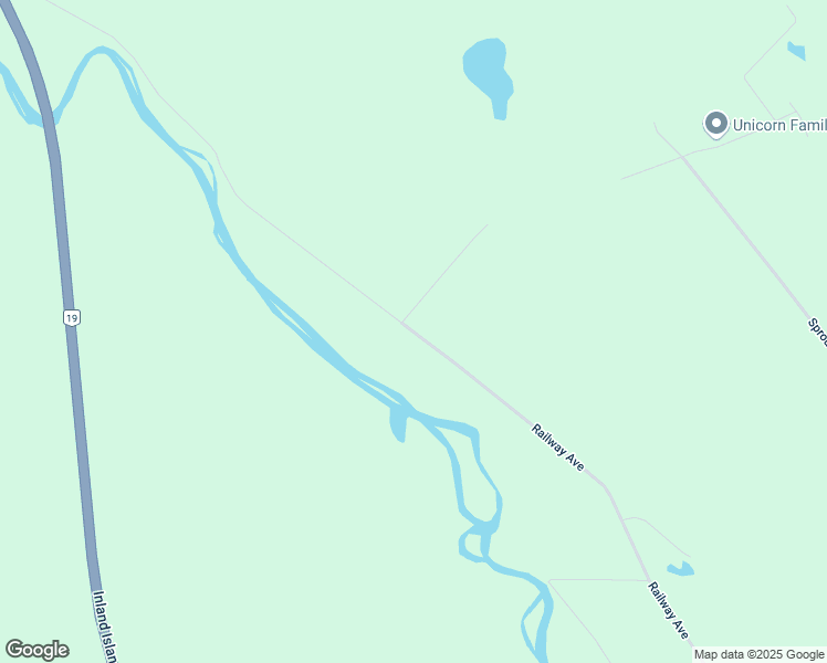 map of restaurants, bars, coffee shops, grocery stores, and more near 7113 Railway Avenue in Courtenay