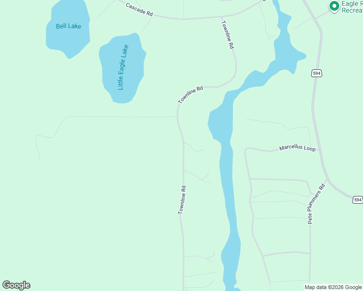 map of restaurants, bars, coffee shops, grocery stores, and more near Townline Road in Kenora District