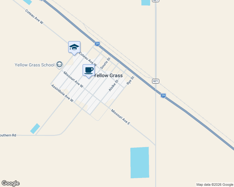 map of restaurants, bars, coffee shops, grocery stores, and more near 203 Rye Street in Yellow Grass