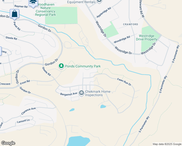 map of restaurants, bars, coffee shops, grocery stores, and more near Silver Stag Court in Kelowna