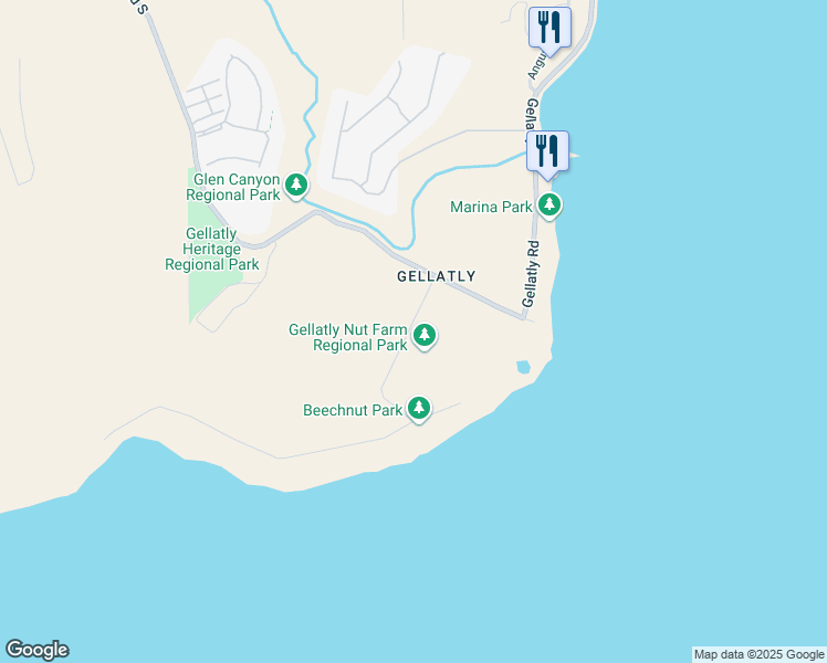 map of restaurants, bars, coffee shops, grocery stores, and more near 2375 Whitworth Road in West Kelowna