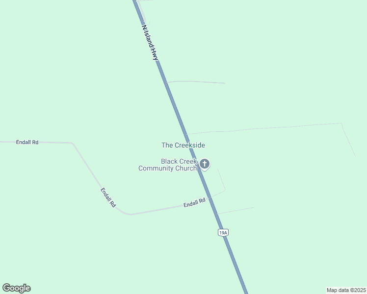 map of restaurants, bars, coffee shops, grocery stores, and more near 7931 North Island Highway in Black Creek