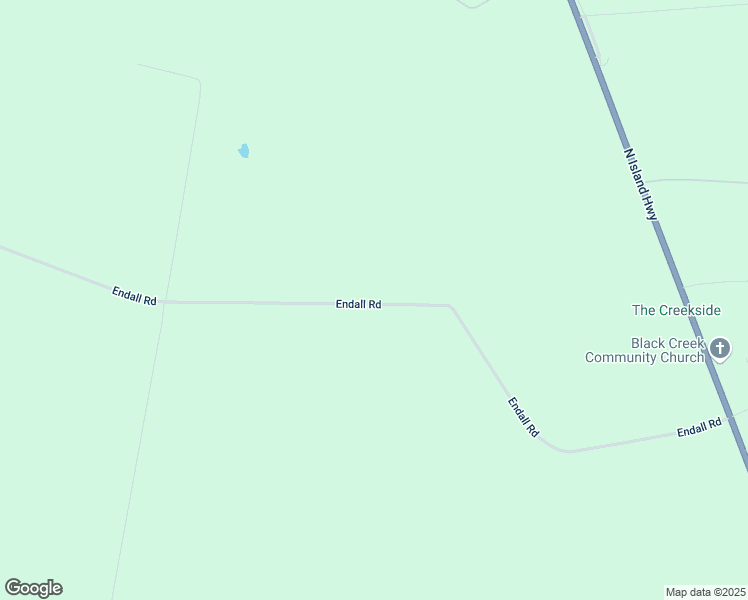 map of restaurants, bars, coffee shops, grocery stores, and more near 2278 Endall Road in Black Creek