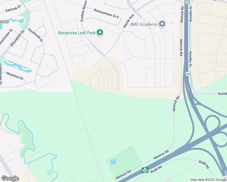 map of restaurants, bars, coffee shops, grocery stores, and more near 410 Creek Bend Road in Winnipeg