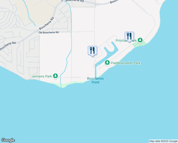 map of restaurants, bars, coffee shops, grocery stores, and more near 4038 Pritchard Drive in West Kelowna