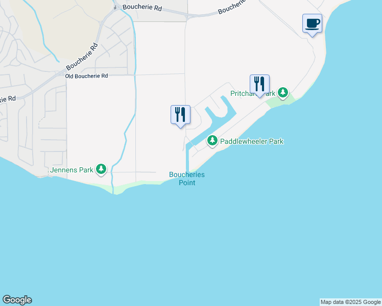 map of restaurants, bars, coffee shops, grocery stores, and more near 1724 Pritchard Drive in West Kelowna