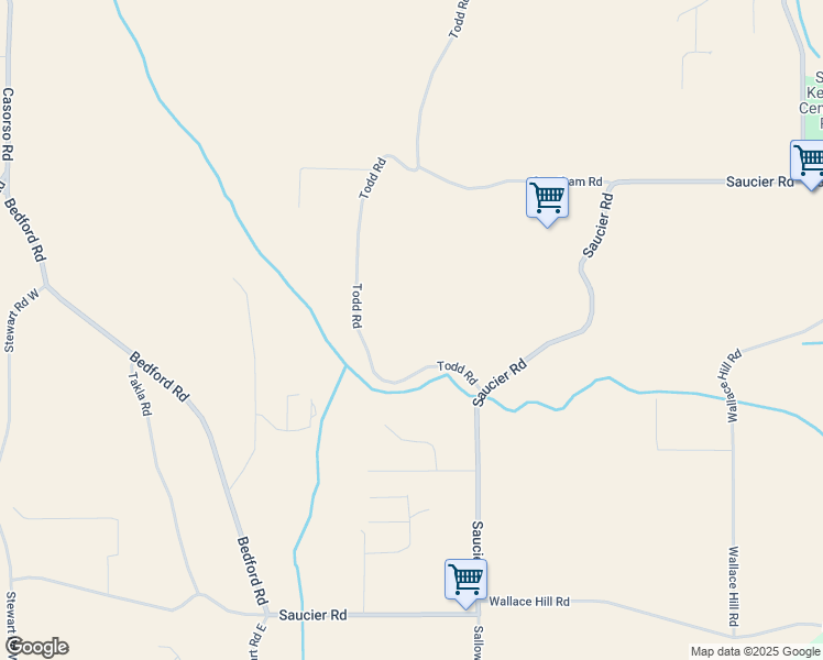 map of restaurants, bars, coffee shops, grocery stores, and more near 4235 Todd Road in Kelowna