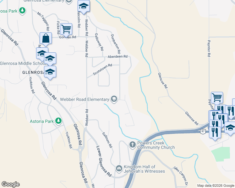 map of restaurants, bars, coffee shops, grocery stores, and more near in West Kelowna
