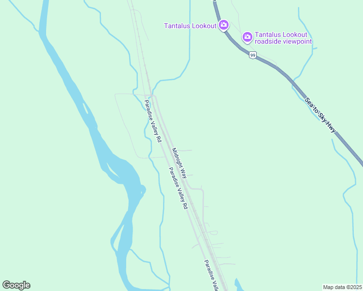 map of restaurants, bars, coffee shops, grocery stores, and more near 3070 Midnight Way in Squamish