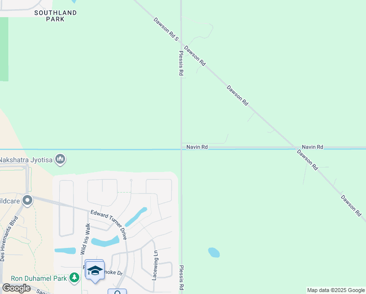 map of restaurants, bars, coffee shops, grocery stores, and more near Navin Road in Winnipeg