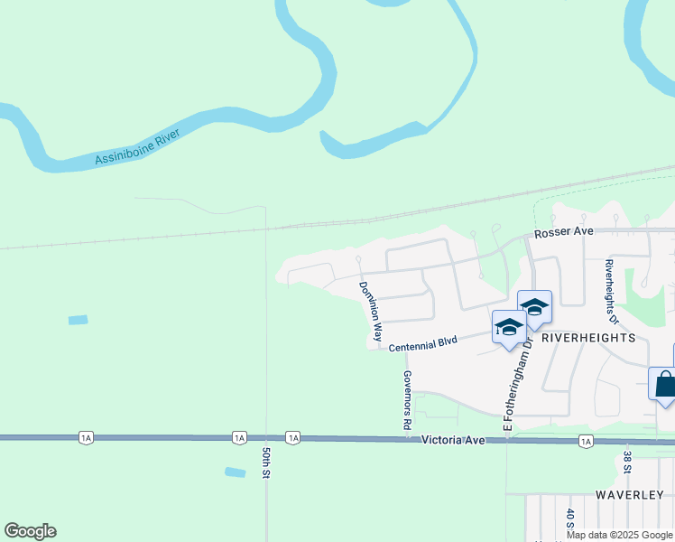 map of restaurants, bars, coffee shops, grocery stores, and more near 101 Otter Bay in Brandon
