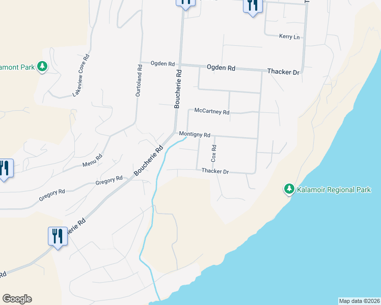 map of restaurants, bars, coffee shops, grocery stores, and more near 959 Regal Road in West Kelowna