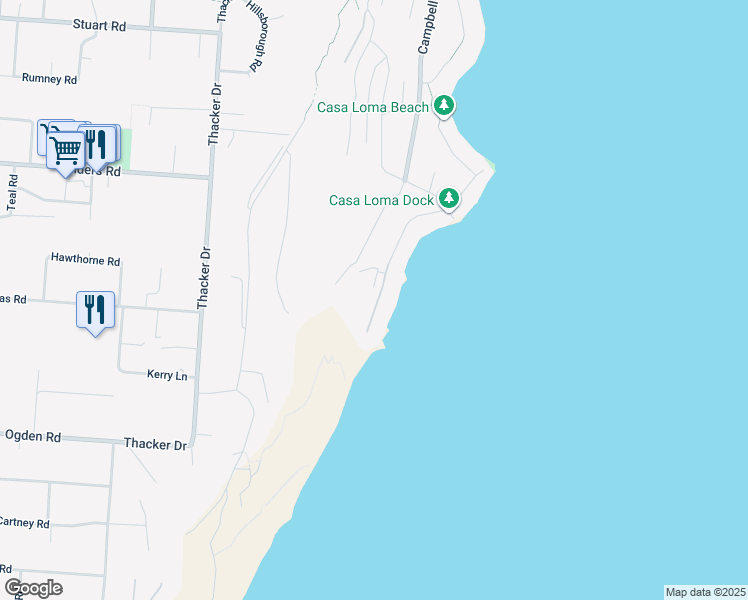 map of restaurants, bars, coffee shops, grocery stores, and more near 2777 Casa Loma Road in West Kelowna