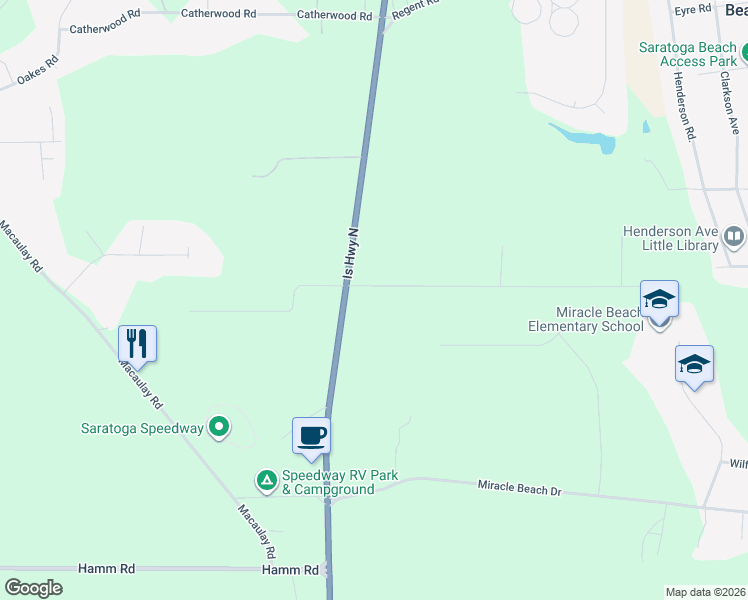map of restaurants, bars, coffee shops, grocery stores, and more near 2244 Schulz Road in Black Creek