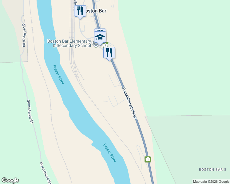 map of restaurants, bars, coffee shops, grocery stores, and more near 47404 Macneil Road in Fraser Valley A