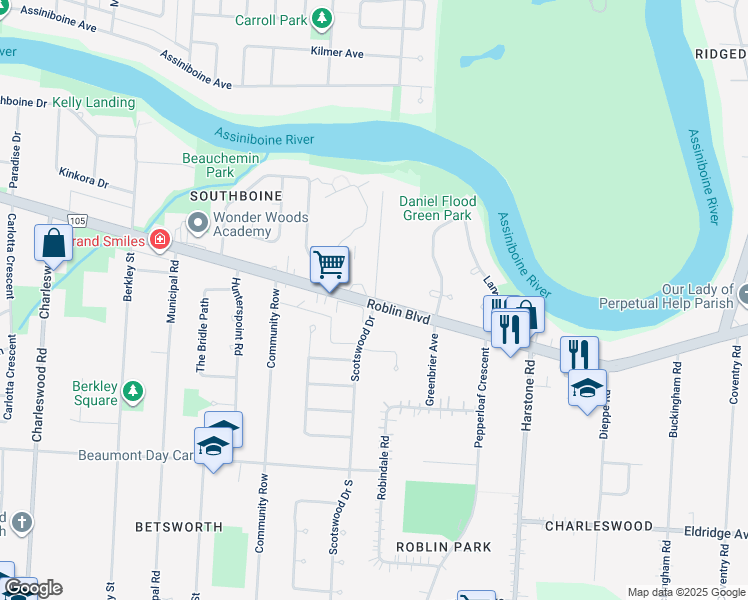 5501 Roblin Boulevard, Winnipeg MB Walk Score