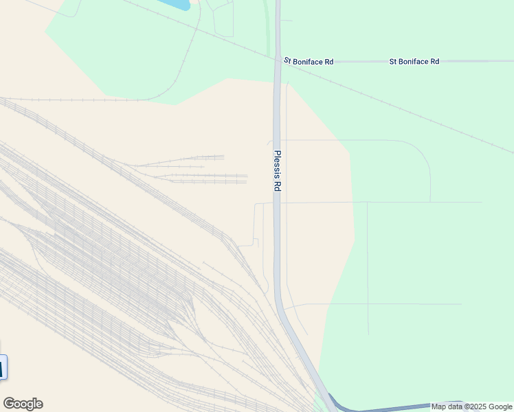 map of restaurants, bars, coffee shops, grocery stores, and more near 560 Plessis Road in Winnipeg