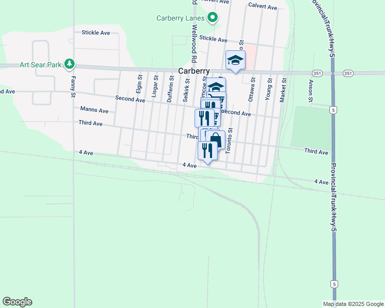 23 Simcoe Street, Carberry MB Walk Score