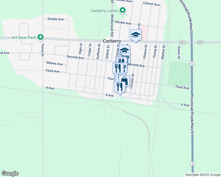 23 Simcoe Street, Carberry MB Walk Score