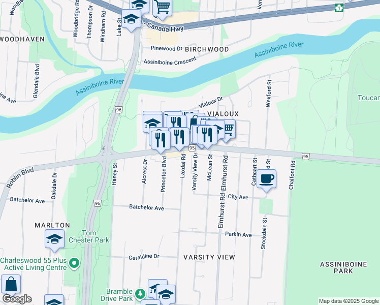 3500 Roblin Boulevard, Winnipeg MB Walk Score