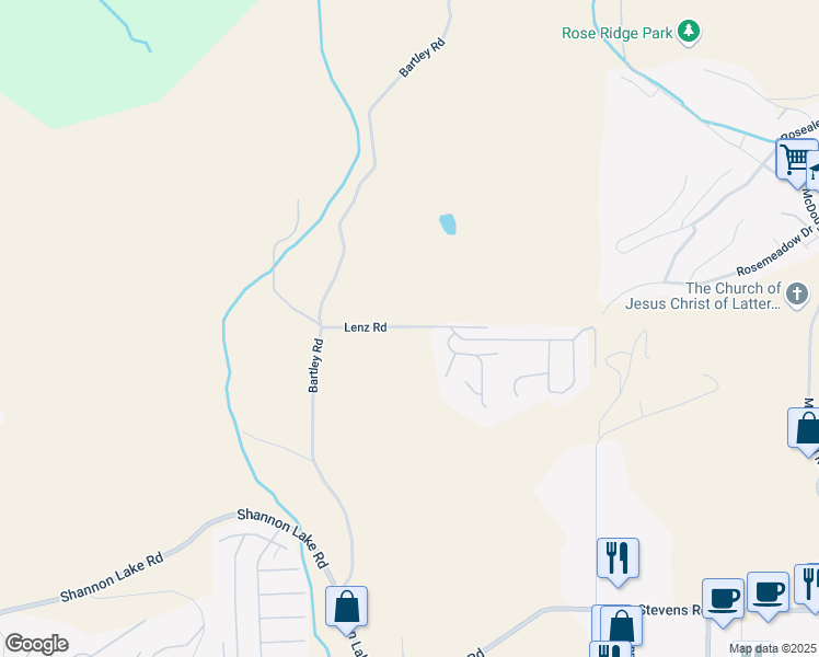 map of restaurants, bars, coffee shops, grocery stores, and more near 1750 Lenz Road in West Kelowna