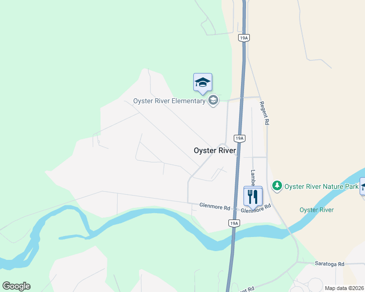map of restaurants, bars, coffee shops, grocery stores, and more near in Campbell River