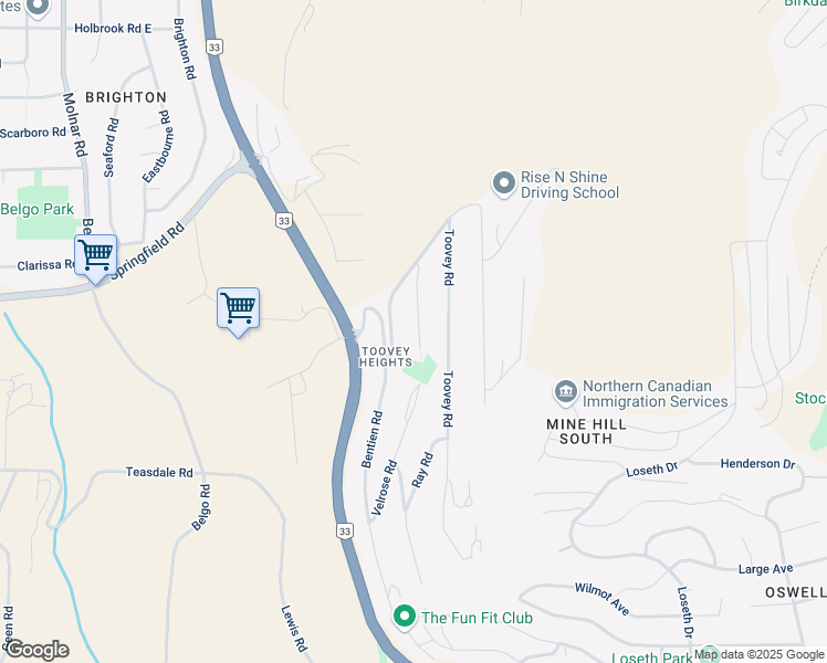 map of restaurants, bars, coffee shops, grocery stores, and more near 916 Ackerman Court in Kelowna