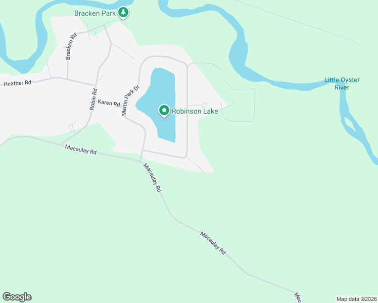 map of restaurants, bars, coffee shops, grocery stores, and more near 9312 Martin Park Drive in Black Creek