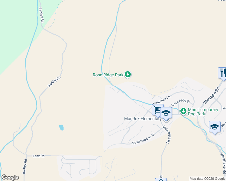 map of restaurants, bars, coffee shops, grocery stores, and more near 1487 Rosewood Drive in West Kelowna