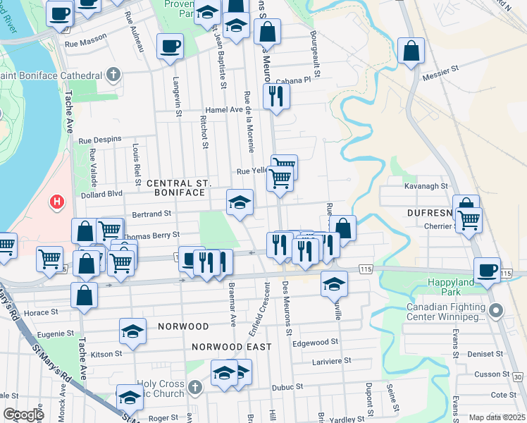 340 Bertrand Street, Winnipeg MB Walk Score