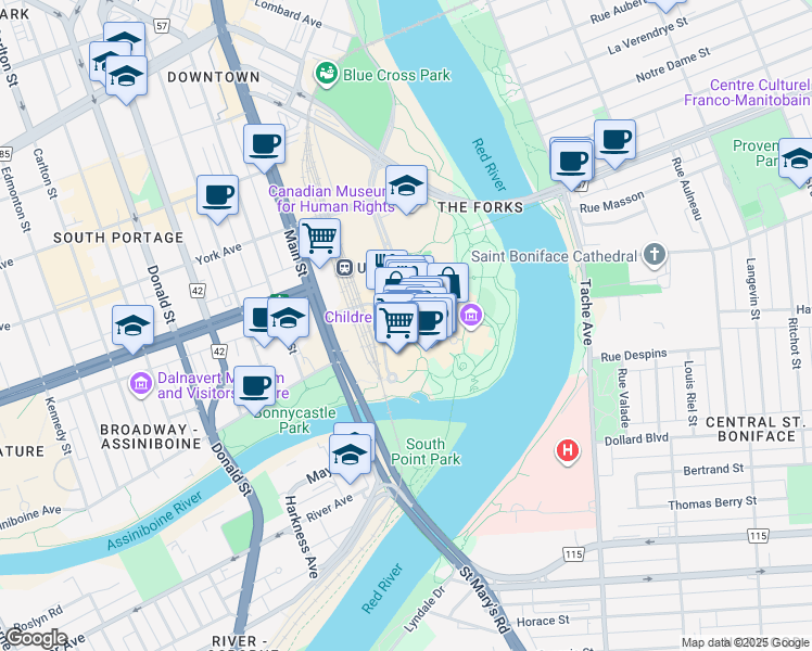 1 Forks Market Road, Winnipeg MB Walk Score