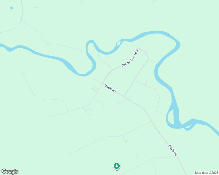 map of restaurants, bars, coffee shops, grocery stores, and more near 9541 Doyle Road in Black Creek
