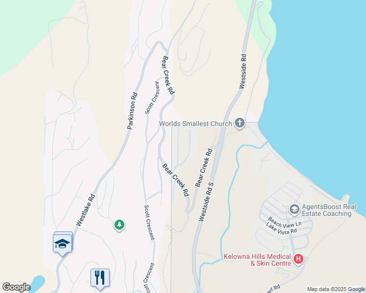 1525 Bear Creek Road, West Kelowna BC Walk Score