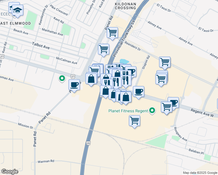 1598 Regent Ave W, Winnipeg MB Walk Score