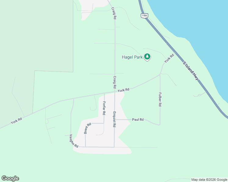 map of restaurants, bars, coffee shops, grocery stores, and more near 4093 Craig Road in Campbell River