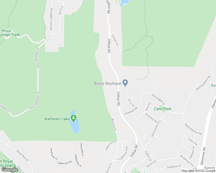 map of restaurants, bars, coffee shops, grocery stores, and more near 550 Clifton Road in Kelowna