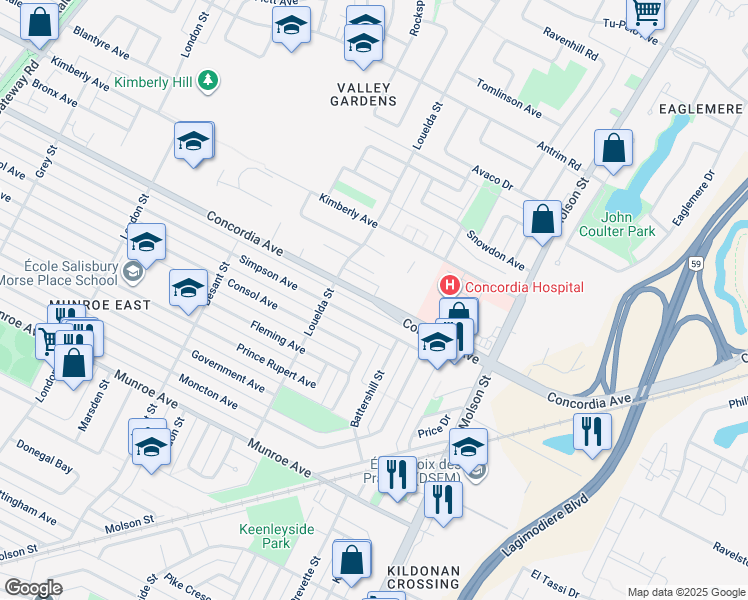 Concordia Avenue, Winnipeg MB Walk Score