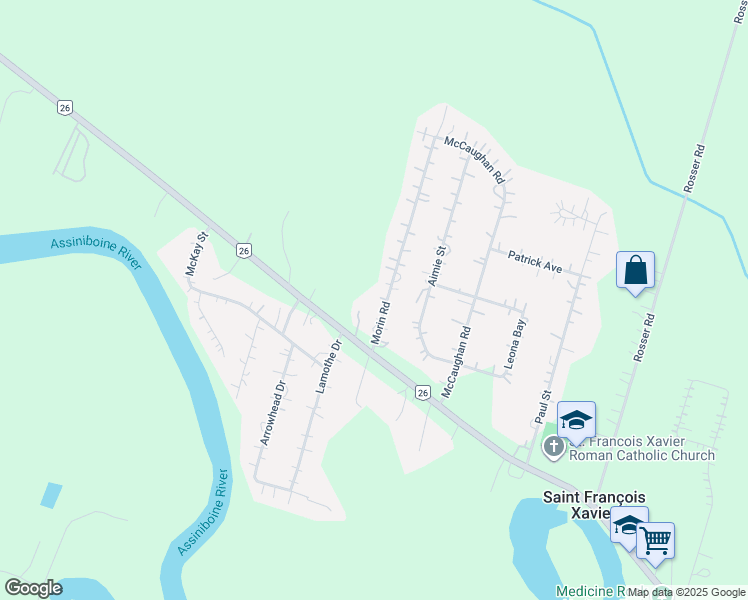 57 Morin Road, St. Francois Xavier Rural Municipality MB Walk Score