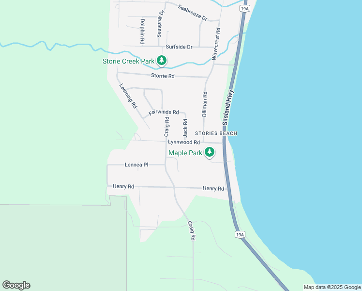 map of restaurants, bars, coffee shops, grocery stores, and more near 79 Lynnwood Road in Campbell River