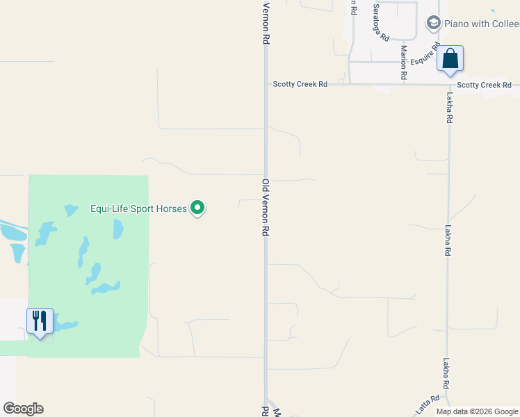 map of restaurants, bars, coffee shops, grocery stores, and more near 2910 Old Vernon Road in Kelowna