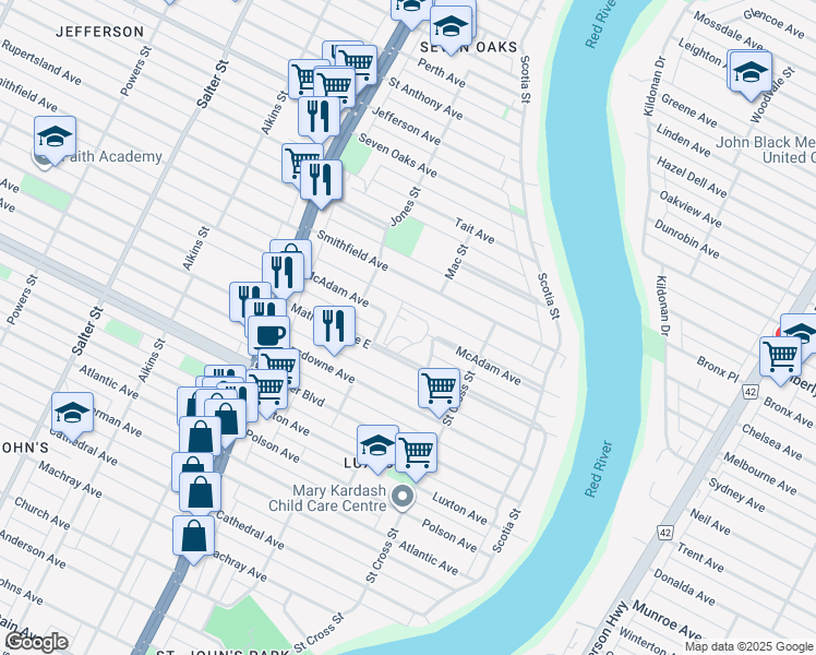 133 Matheson Avenue East, Winnipeg MB Walk Score