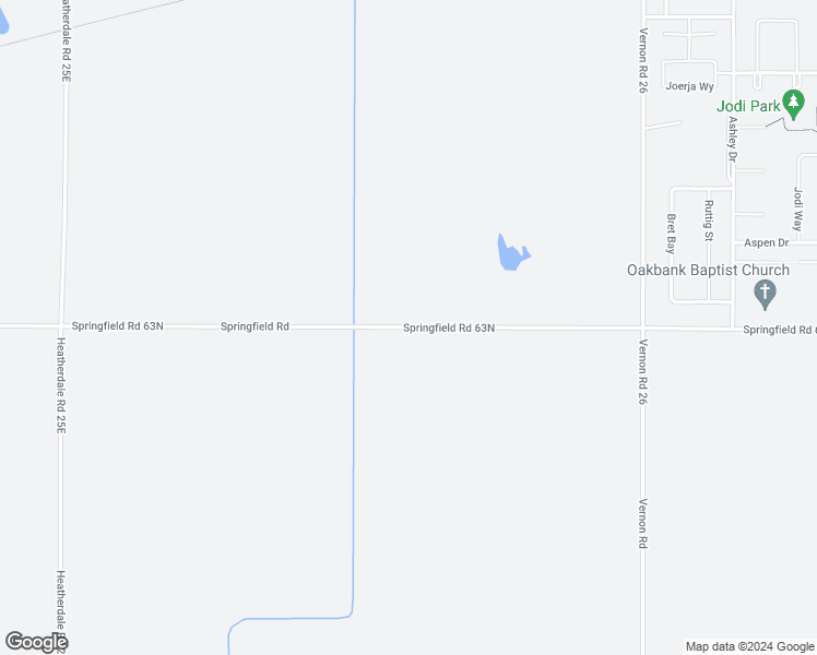 map of restaurants, bars, coffee shops, grocery stores, and more near 25117 Springfield Road 63N in Oakbank