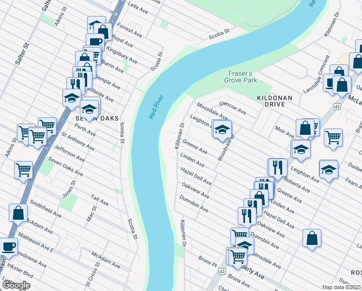 861 Kildonan Drive, Winnipeg MB Walk Score
