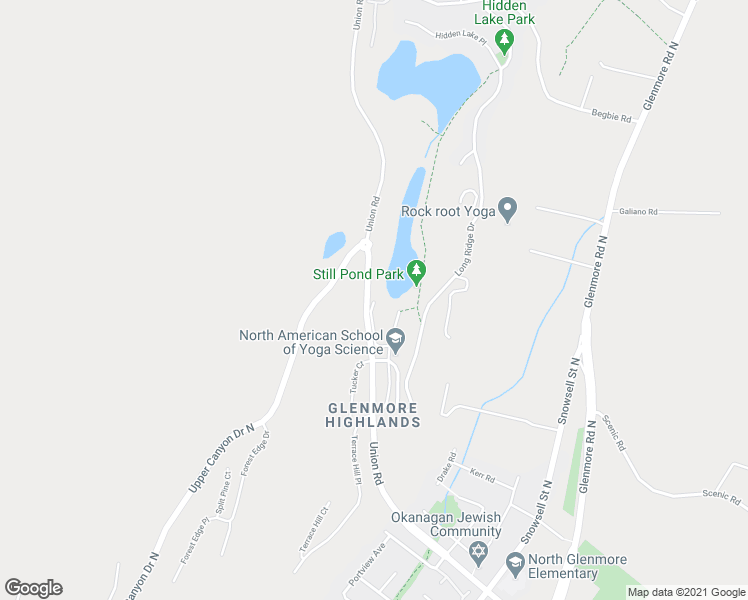 map of restaurants, bars, coffee shops, grocery stores, and more near 487 Still Pond Lane in Kelowna