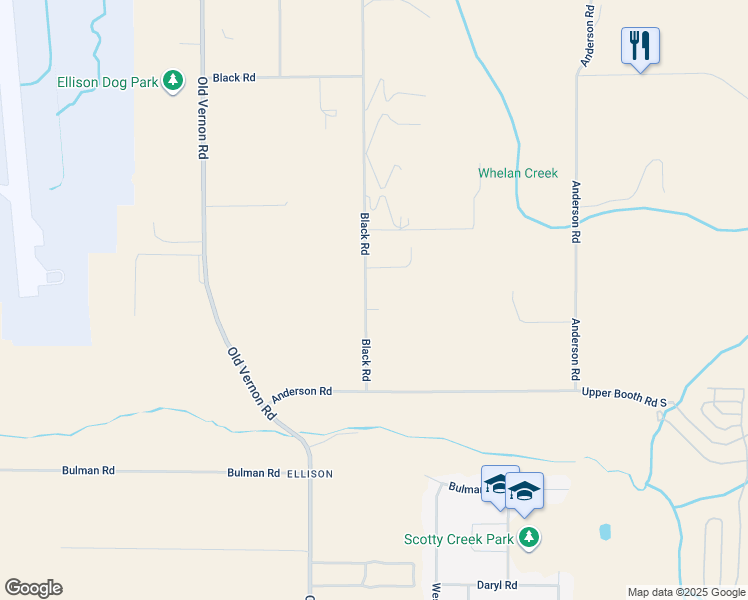 map of restaurants, bars, coffee shops, grocery stores, and more near 4181 Black Road in Kelowna