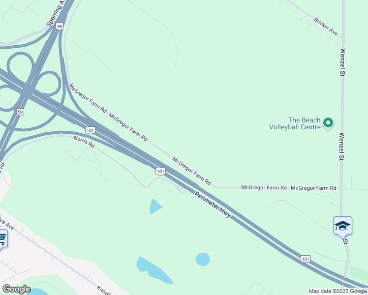 map of restaurants, bars, coffee shops, grocery stores, and more near 2391 McGregor Farm Road in East Saint Paul