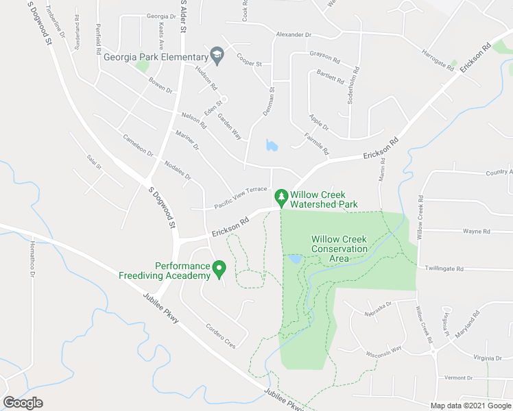 map of restaurants, bars, coffee shops, grocery stores, and more near 858 Erickson Road in Campbell River