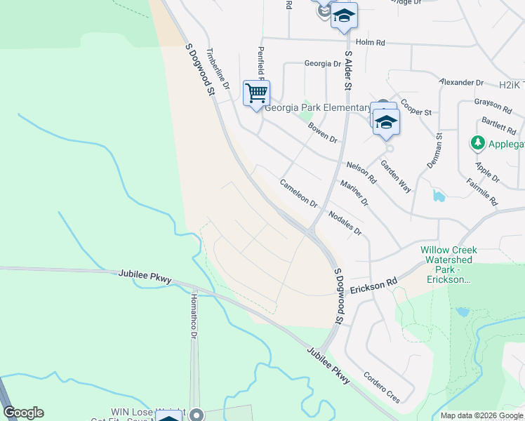 map of restaurants, bars, coffee shops, grocery stores, and more near 746 Salal Street in Campbell River