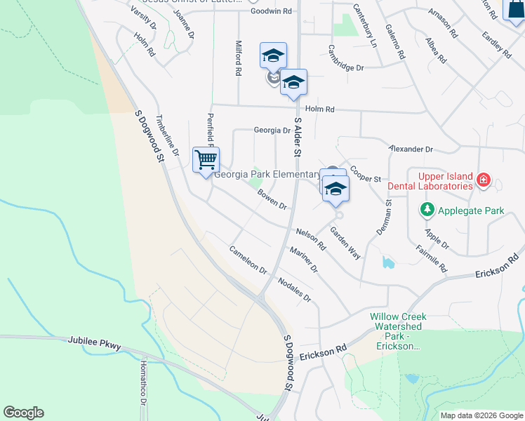 map of restaurants, bars, coffee shops, grocery stores, and more near in Campbell River
